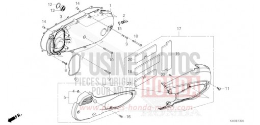 PANNEAU LATERAL GAUCHE NSS125ADM de 2021